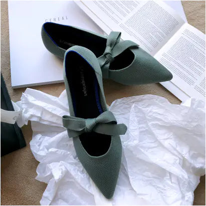 Flat Casual Boat Shoes with Bow Mary Jane Style My Store
