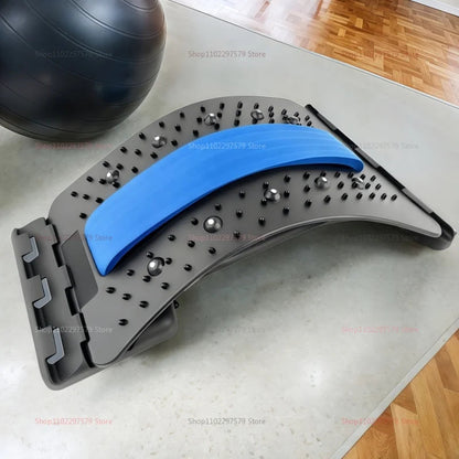 Lumbar Back Stretcher Multi-Level Adjustable Massager Waist Neck Fitness Lumbar Cervical Spine Cervical Spine Support Massager My Store
