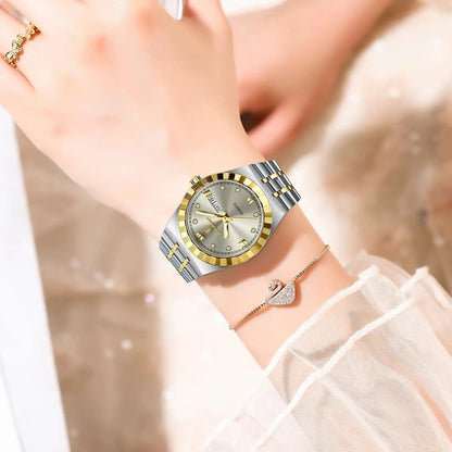 POEDAGAR Luxury Original Ladies Watch Luminous Waterproof Week Date Woman Wristwatch Stainless Steel Women Quartz Watches Female My Store