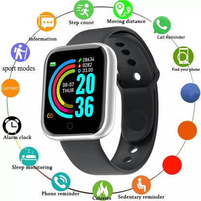 Smartwatch Men Women Wristwatches Smart Watch Message Fitness Monitor Bracelet Birthday Gift Electronic Clock For Android IOS My Store